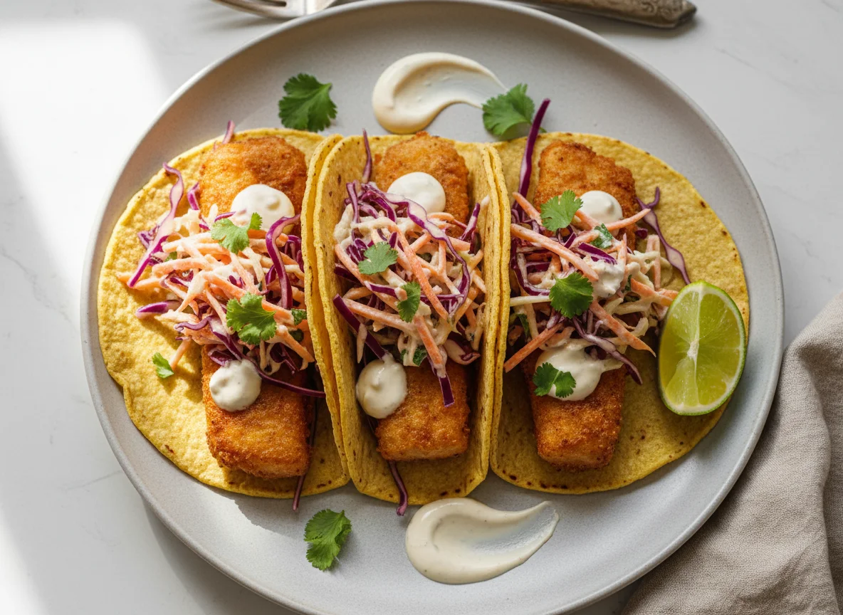 Fish Tacos with Slaw photo
