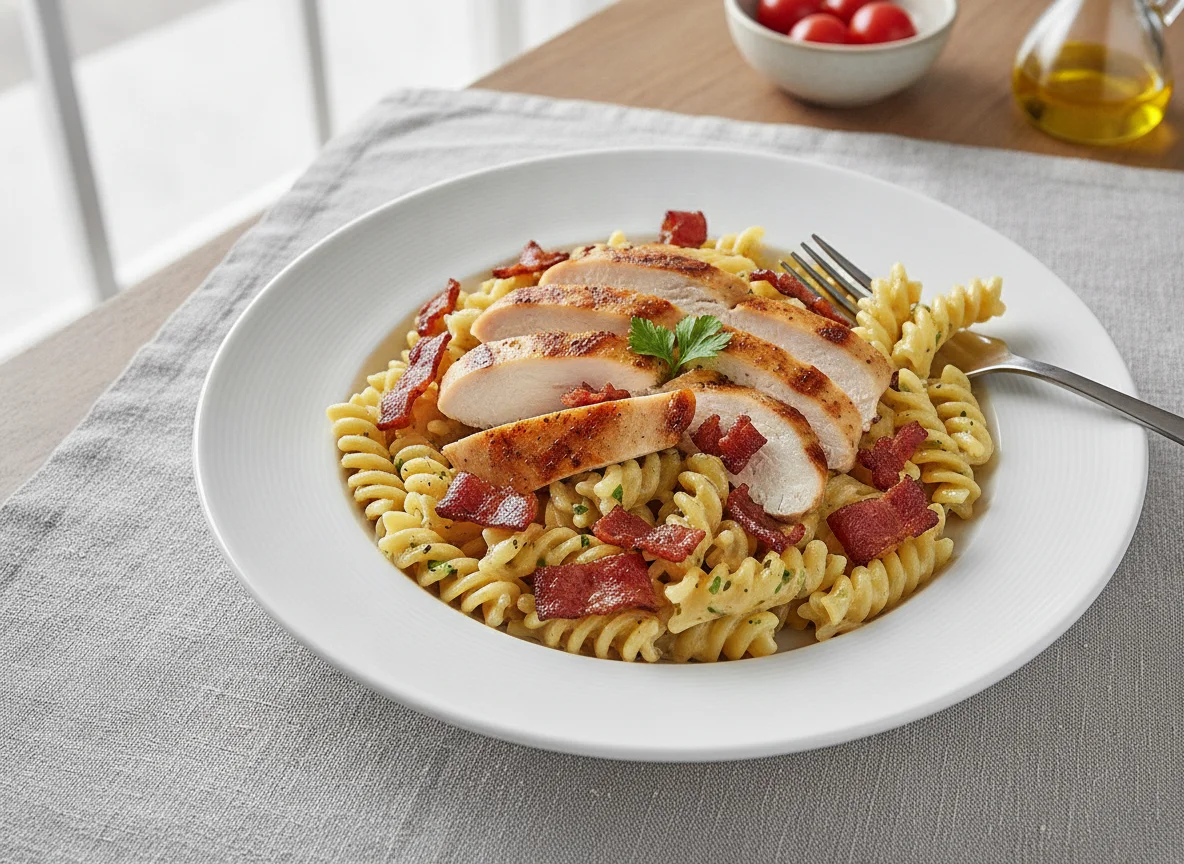 Fit Foods Chicken Pasta Carbonara Style photo