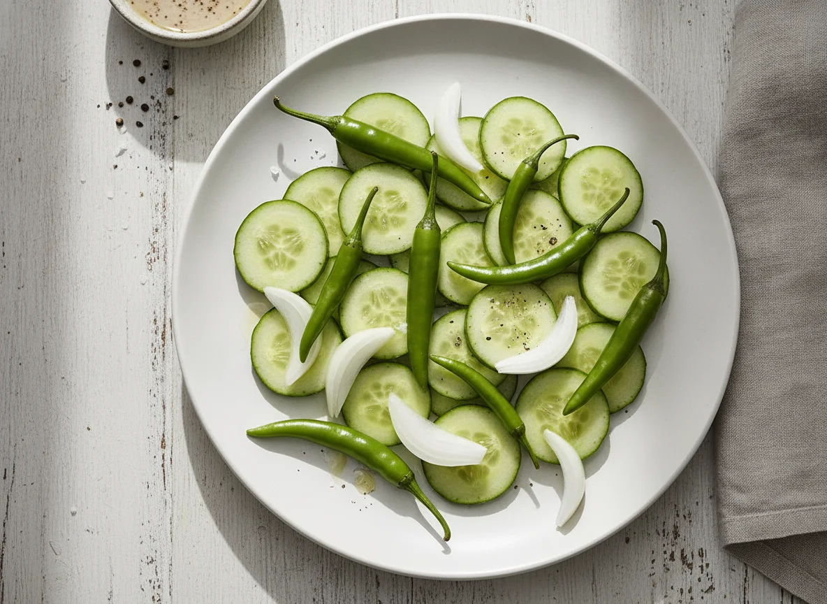 Fresh vegetable plate photo