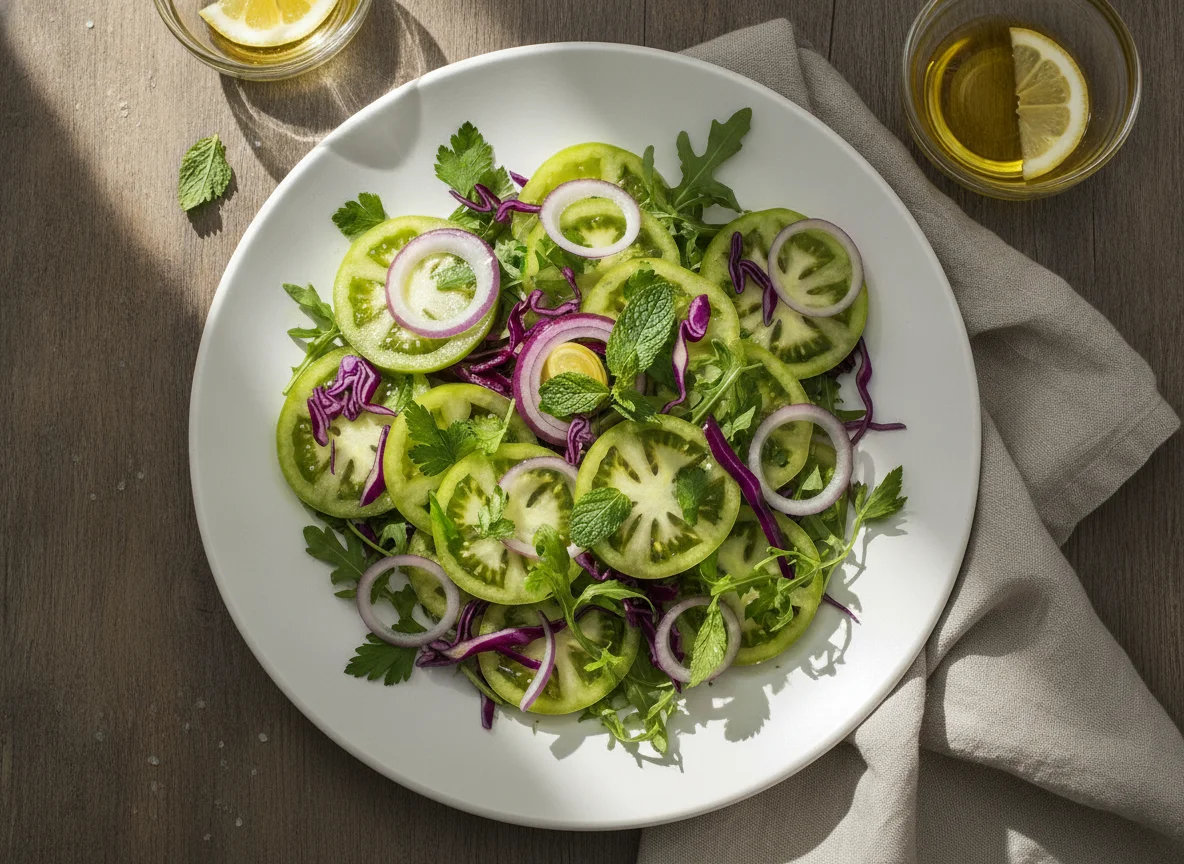 Fresh Vegetable Salad Plate photo