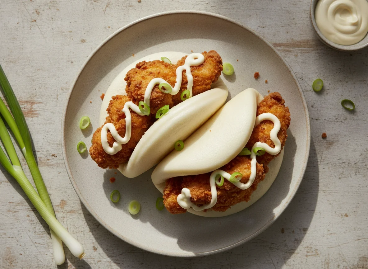 Fried Chicken Bao Bun photo