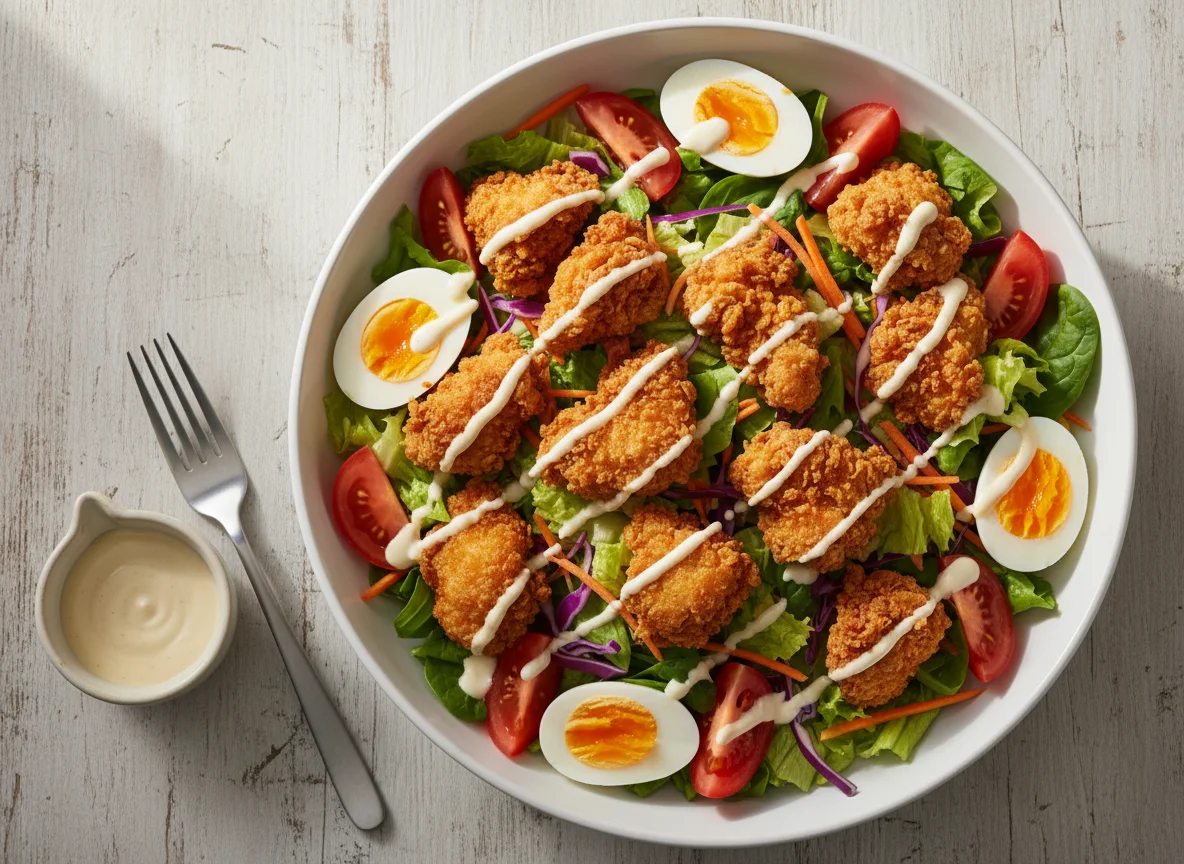 Fried Chicken Salad photo