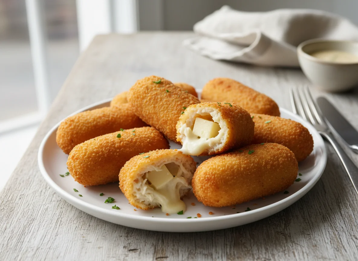 Fried Croquette with Creamy Filling photo