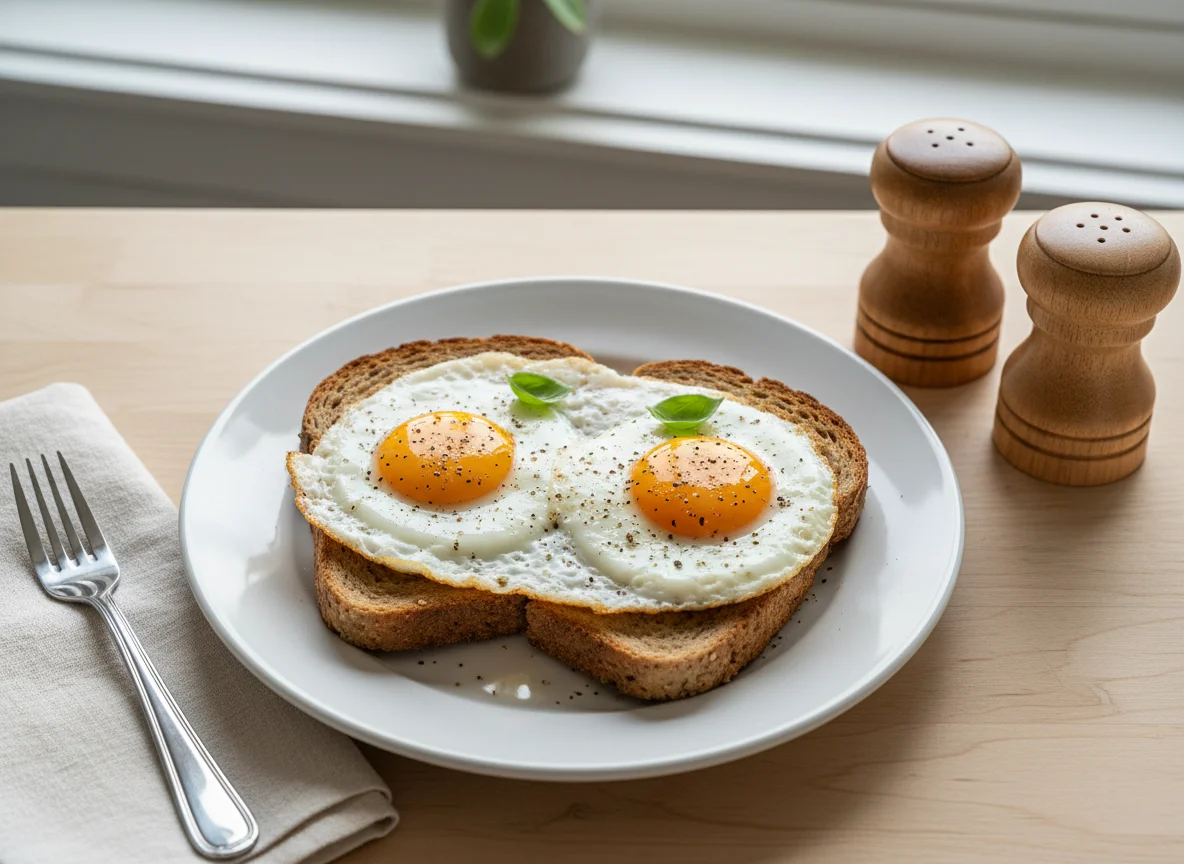 Fried Eggs on Toast photo