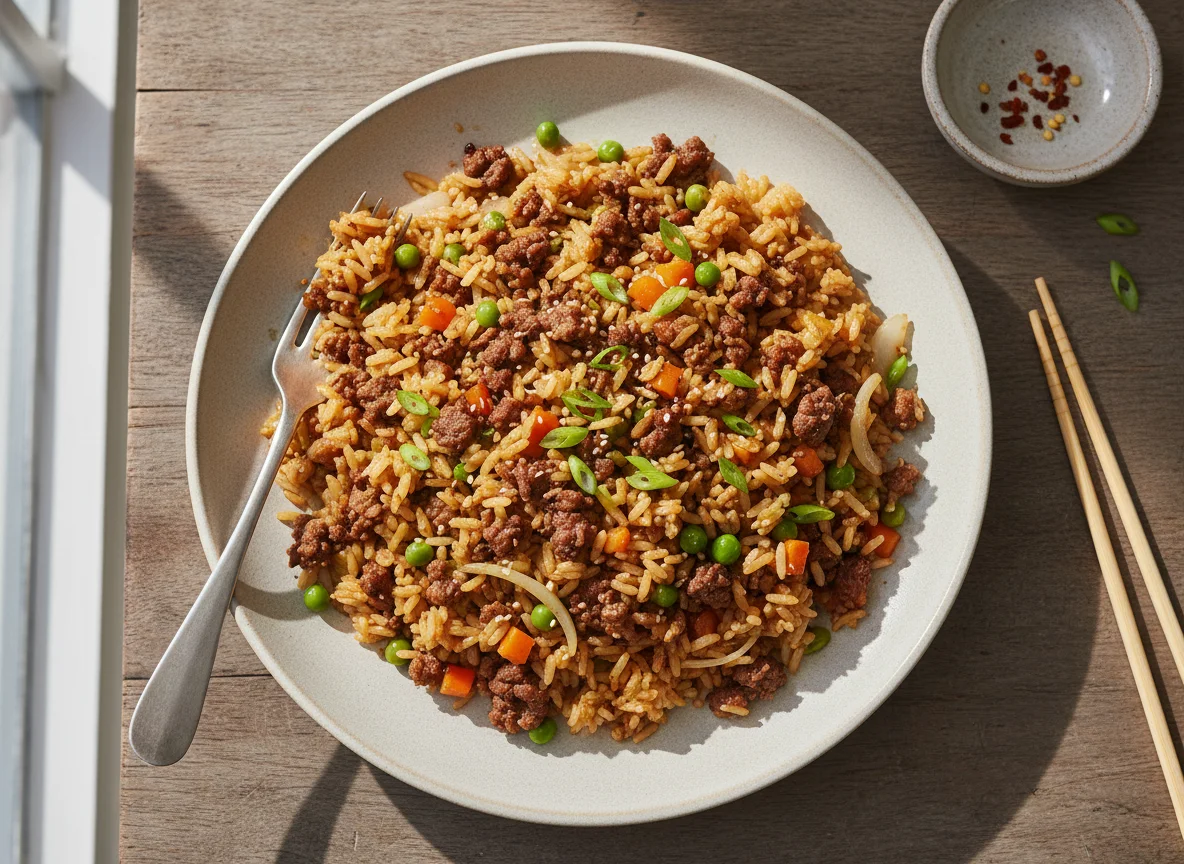Fried Rice with Mince photo