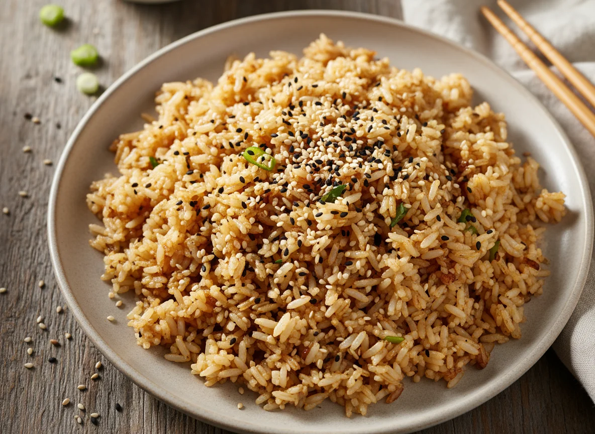 Fried Rice with Sesame Seeds photo
