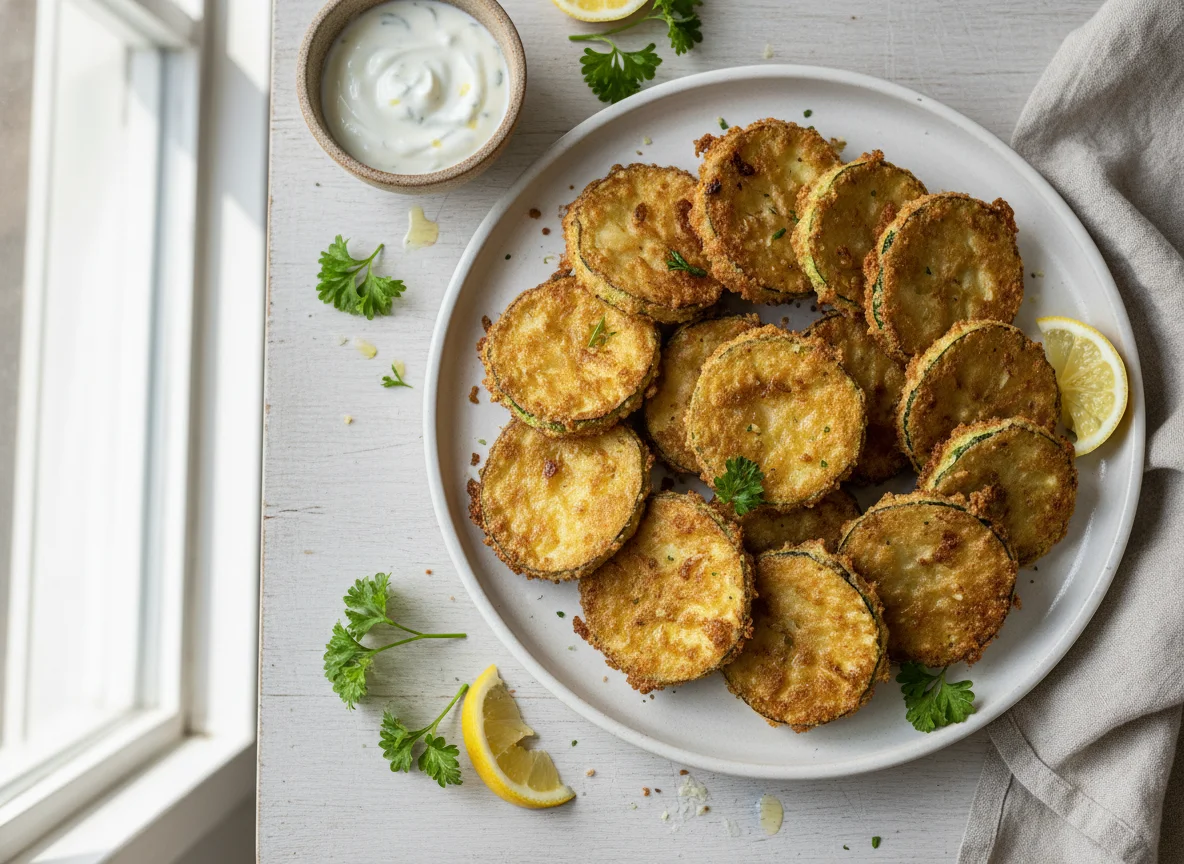 Fried Zucchini Slices photo