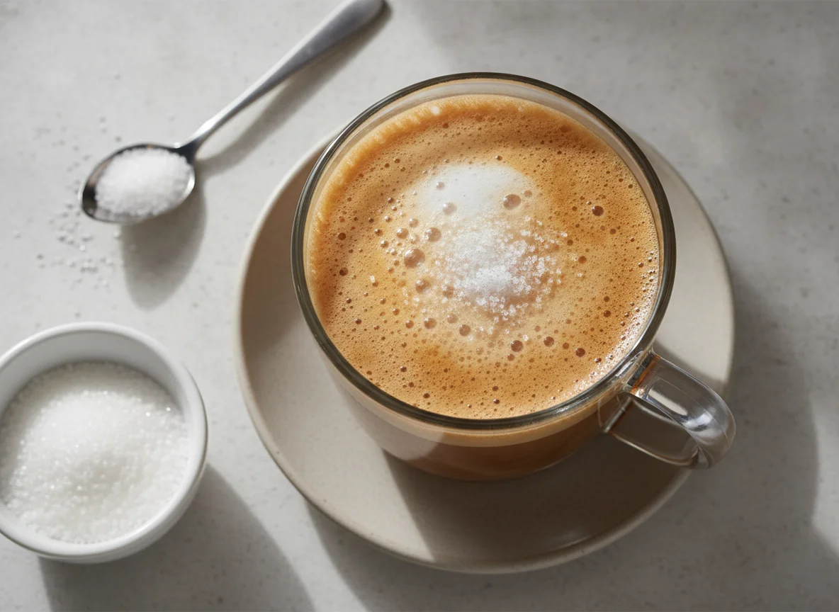 Frothy Coffee with Milk photo