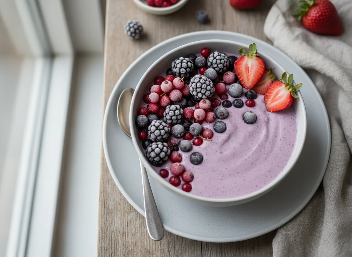 Frozen Berry Smoothie Bowl photo