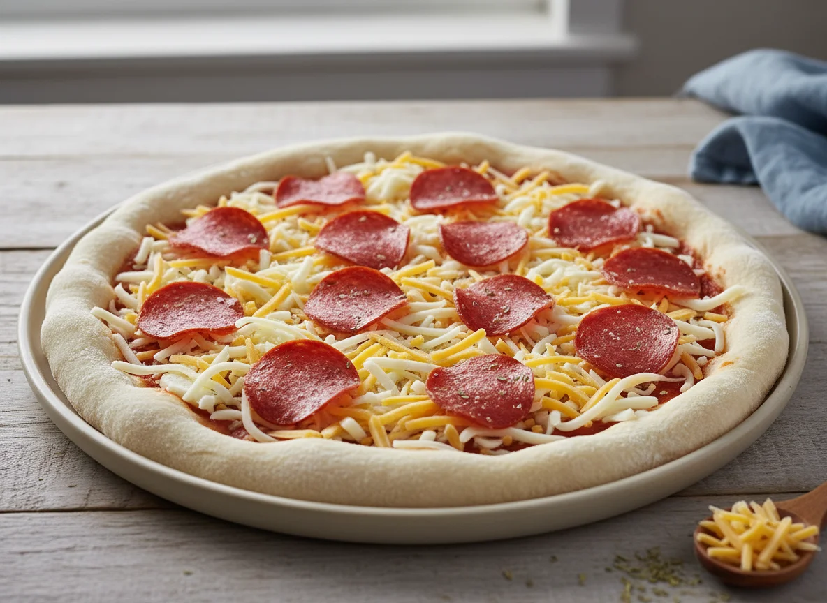 Frozen Pepperoni and Cheese Pizza photo