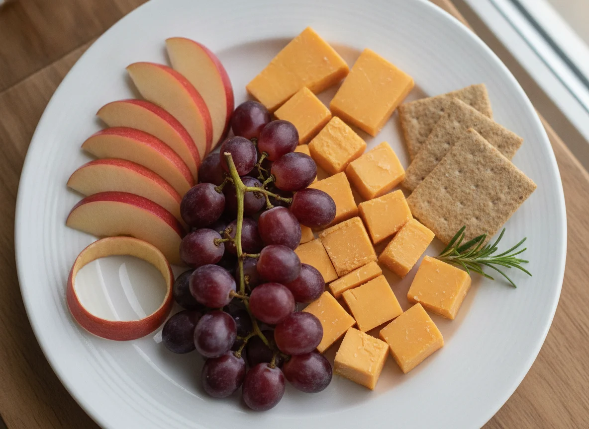 Fruit and Cheese Snack photo