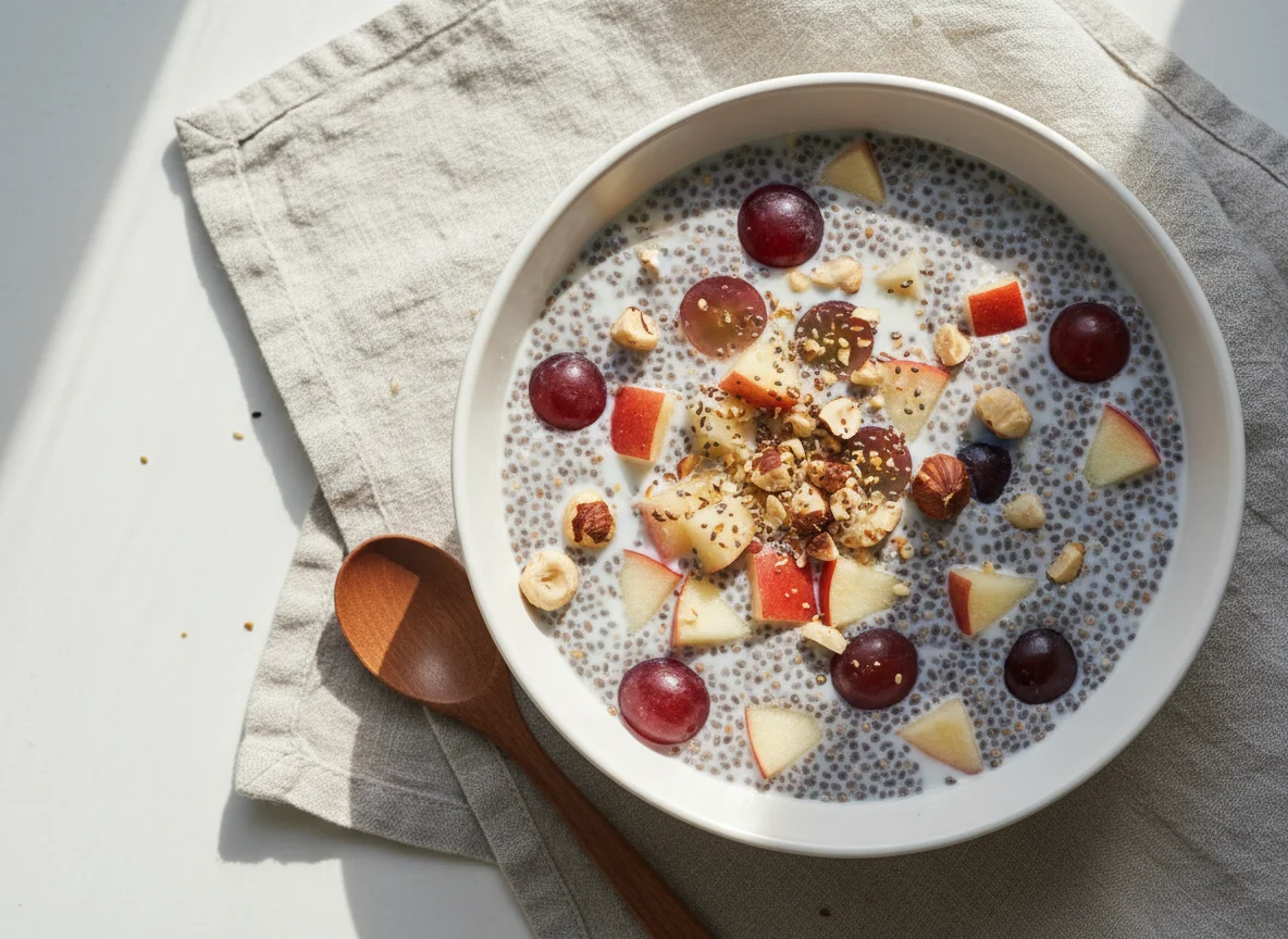 Fruit and Chia Seed Pudding photo