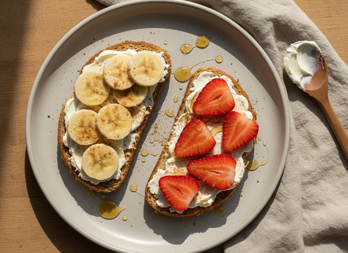 Fruit and Cream Cheese Toasts photo