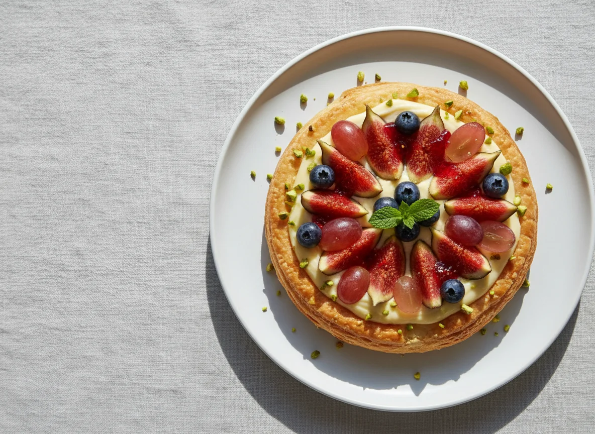 Fruit and Cream Pastry photo