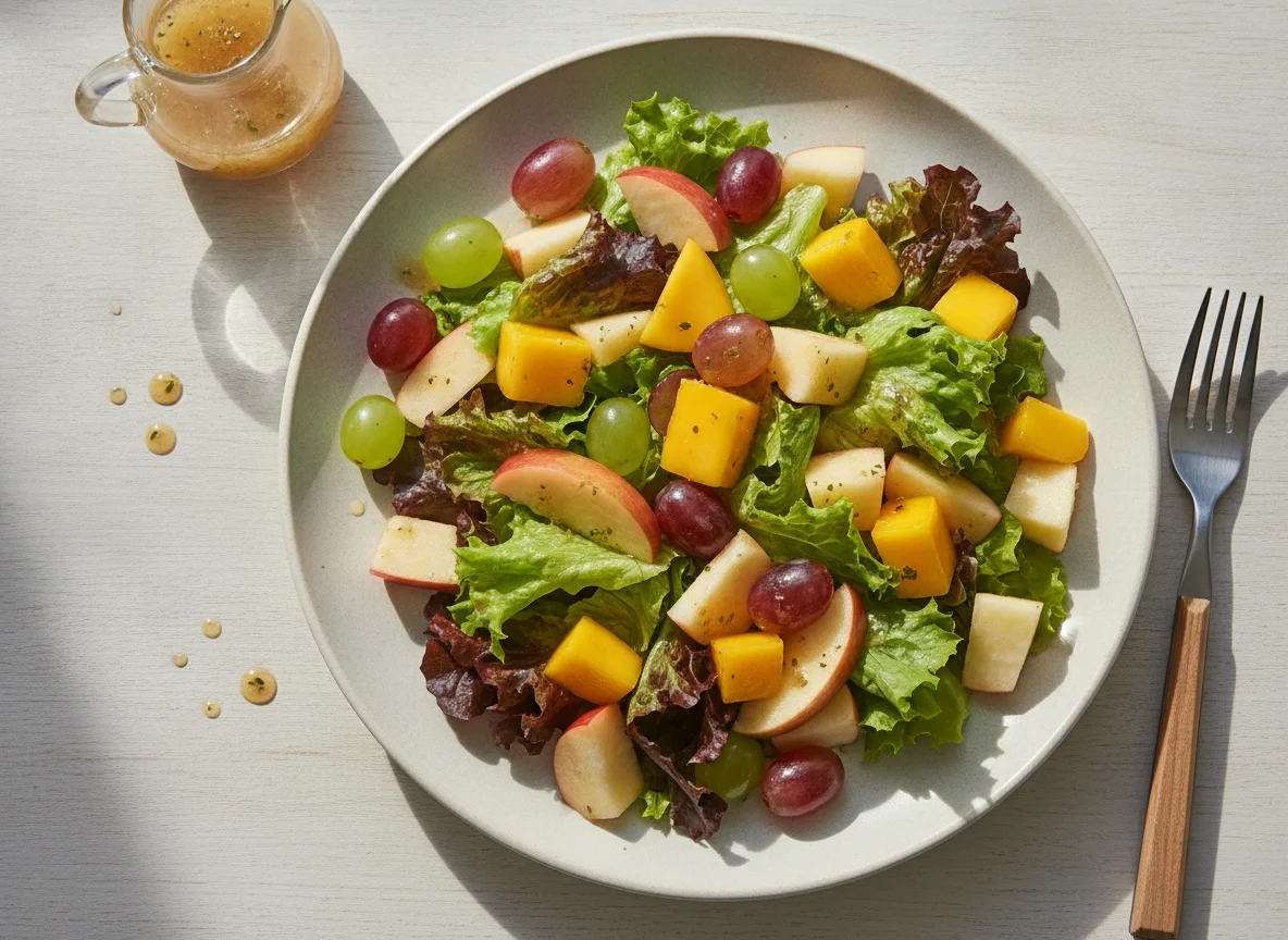 Fruit and Green Salad photo