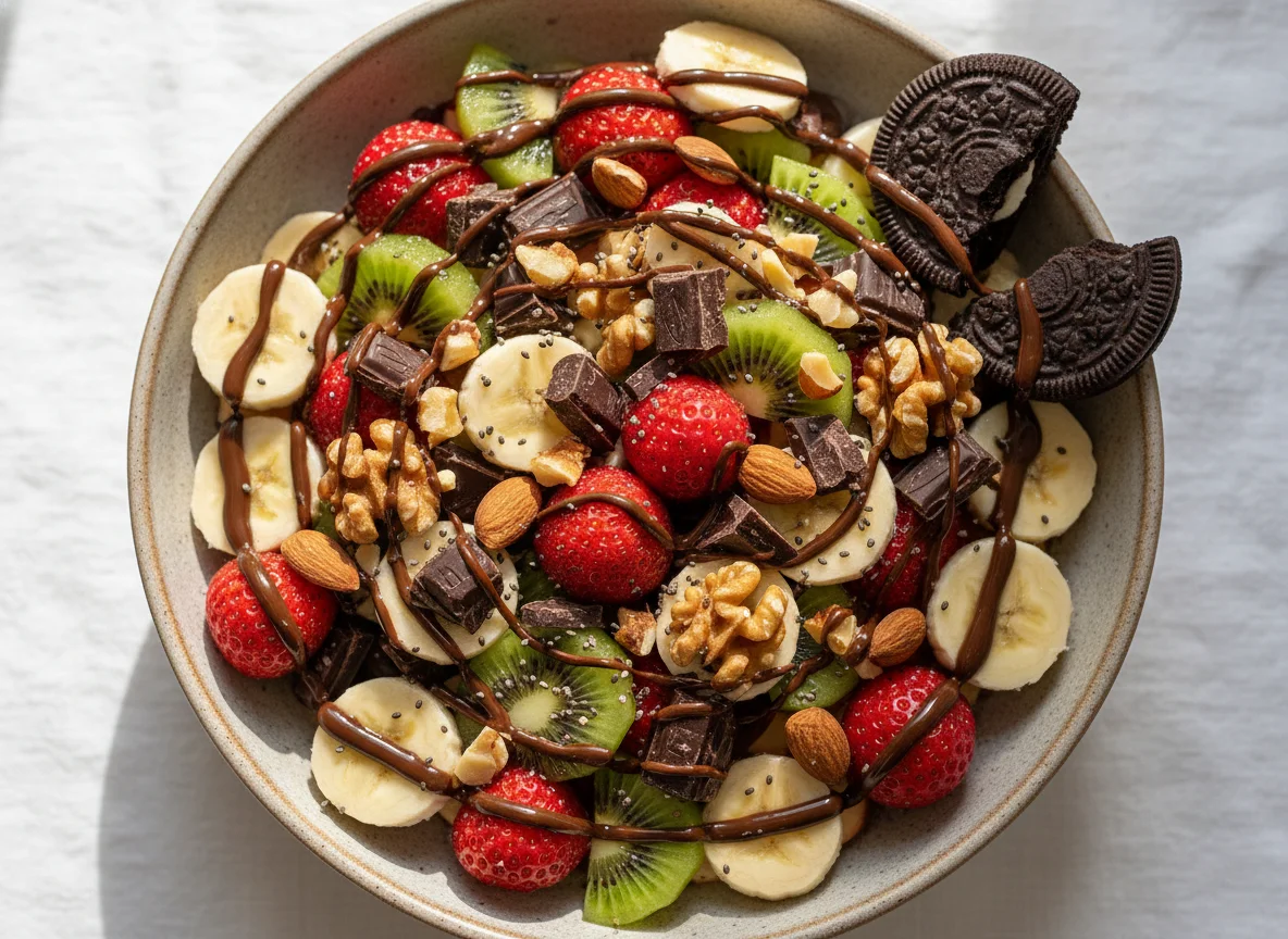 Fruit and Nut Dessert Bowl photo