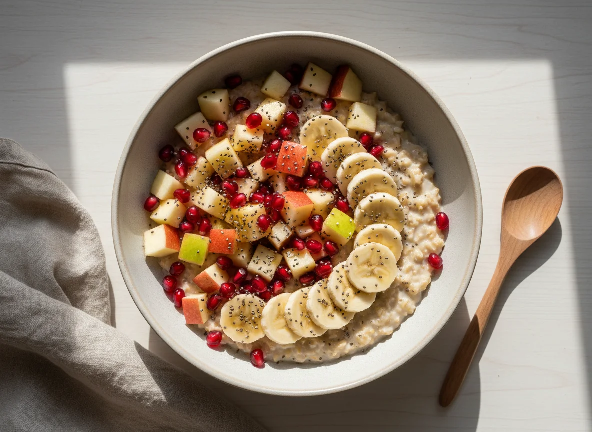 Fruit and Oat Breakfast Bowl photo