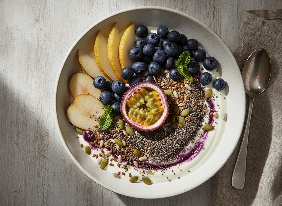 Fruit and Seed Breakfast Bowl photo