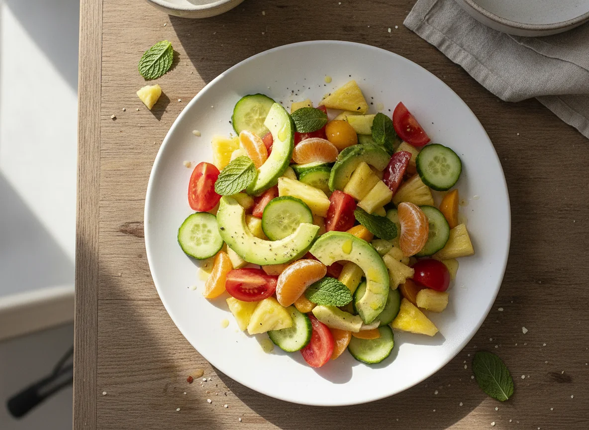 Fruit and Vegetable Salad photo