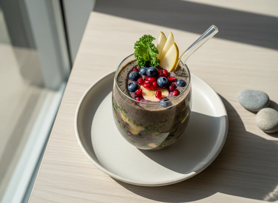 Fruit and Vegetable Smoothie photo