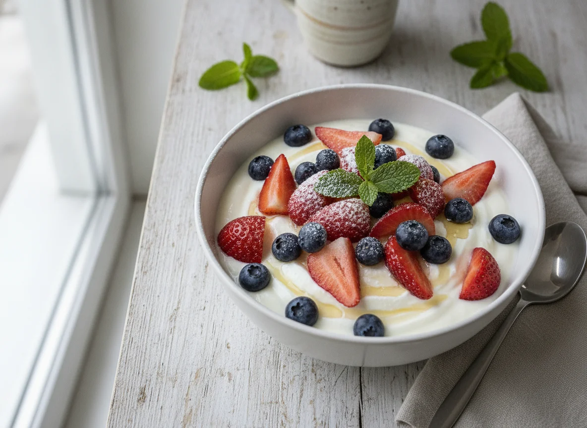Fruit and Yogurt photo