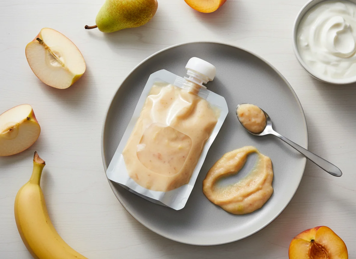 Fruit and Yogurt Puree Pouch photo