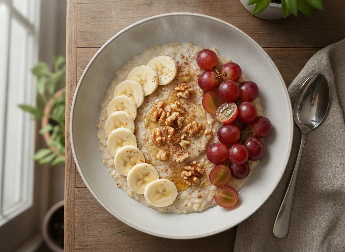 Fruit Bowl with Oatmeal photo