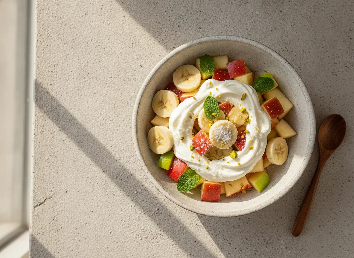 Fruit Chaat with Cream photo