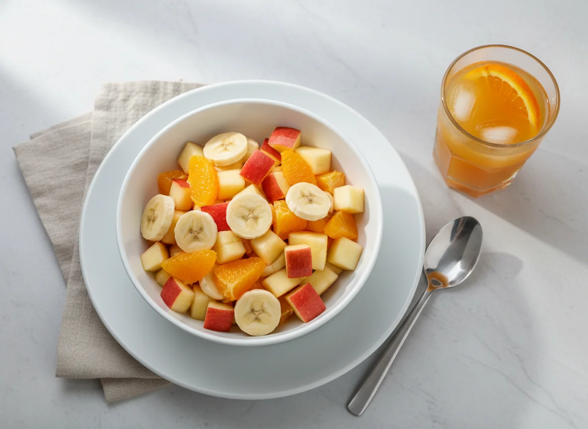 Fruit Salad with Juice photo