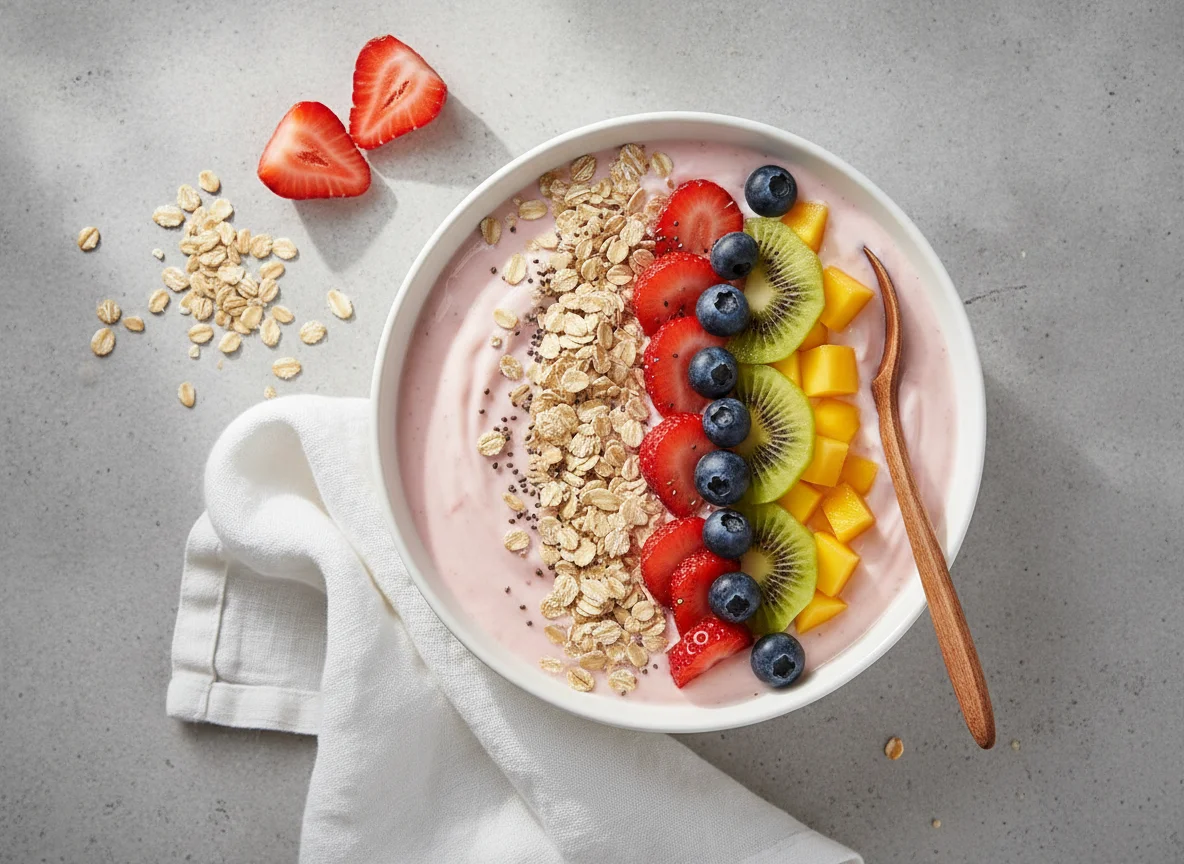 Fruit Yogurt with Oats photo