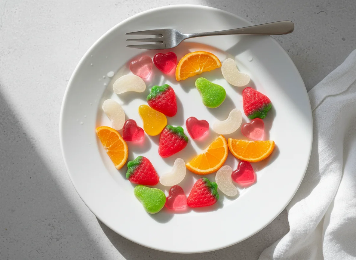 Fruit-shaped Gummy Candies photo
