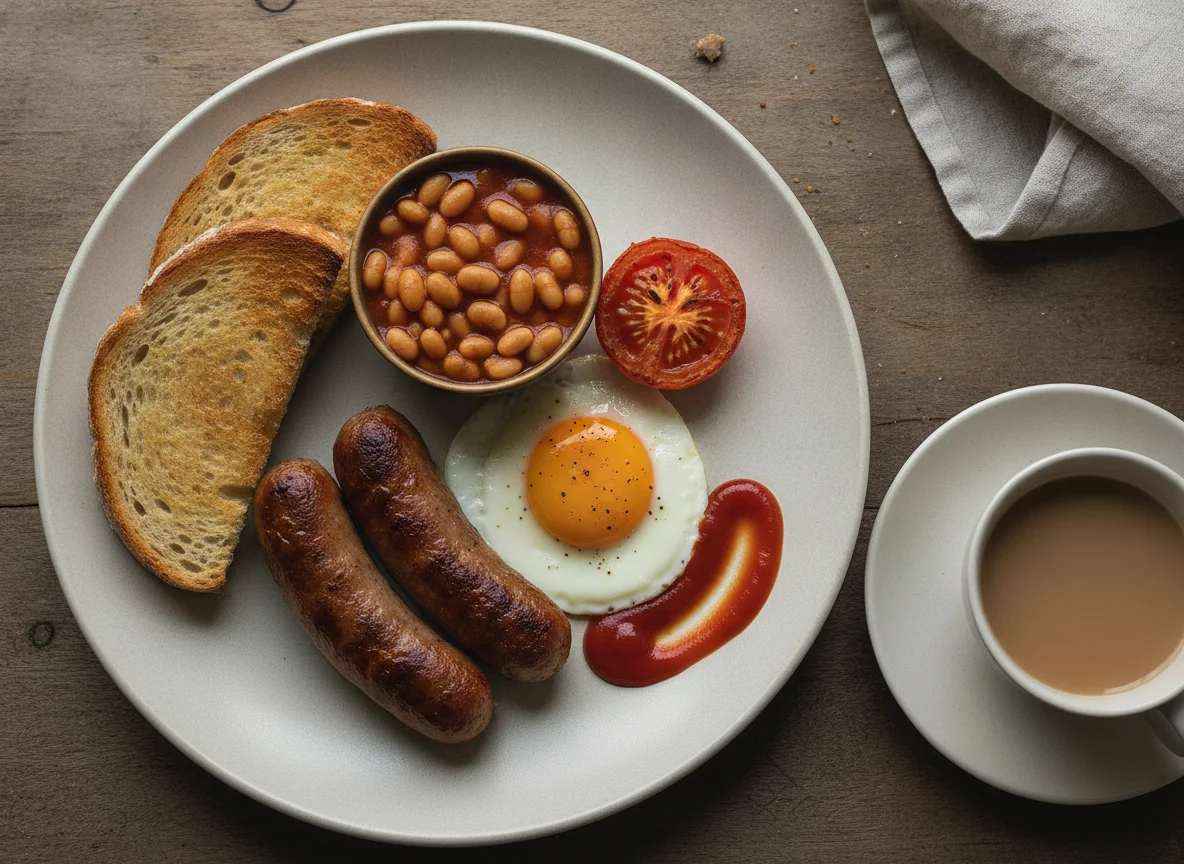 Full English Breakfast with Sourdough Toast photo