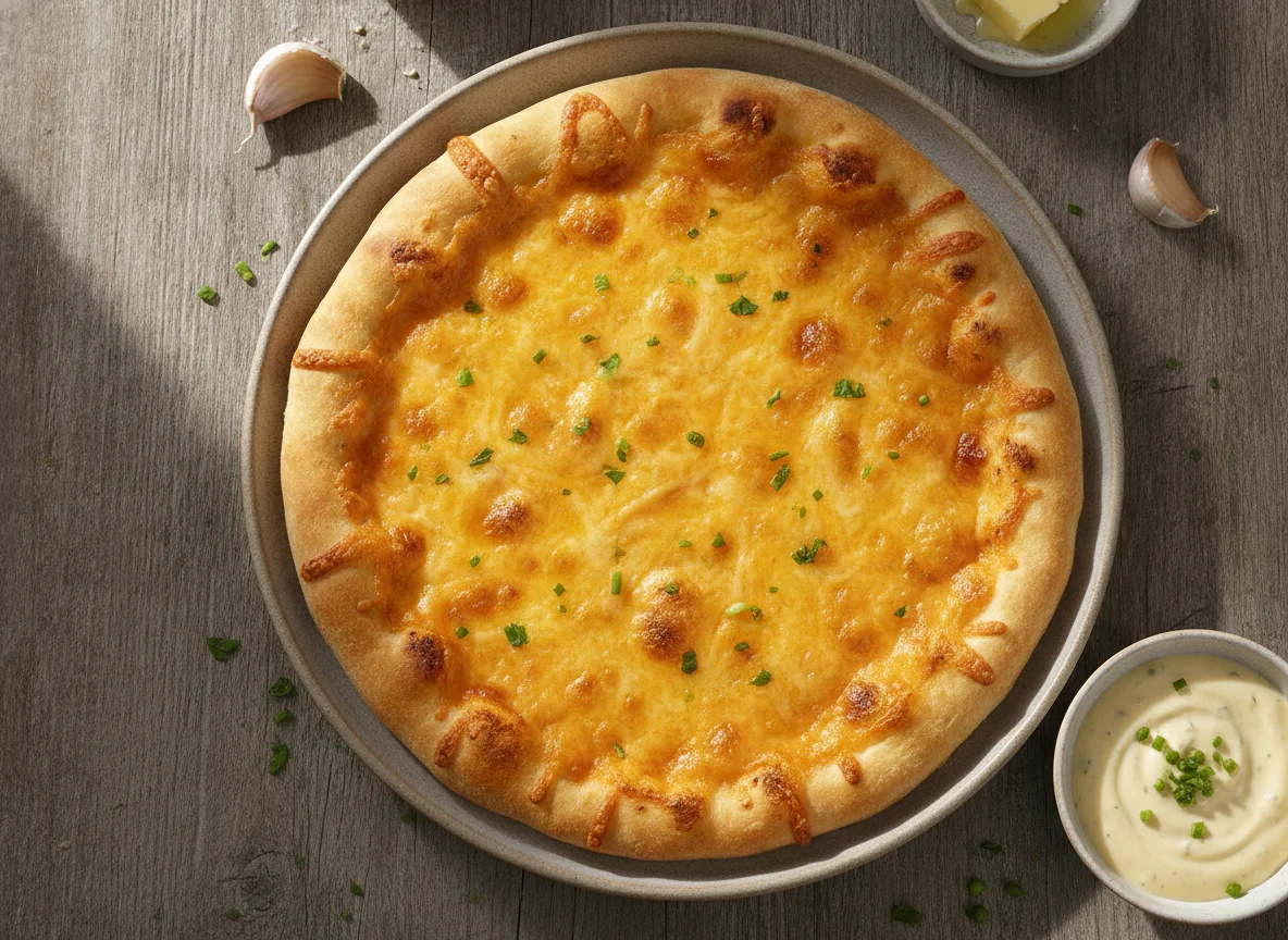Garlic and Cheese Flatbread photo