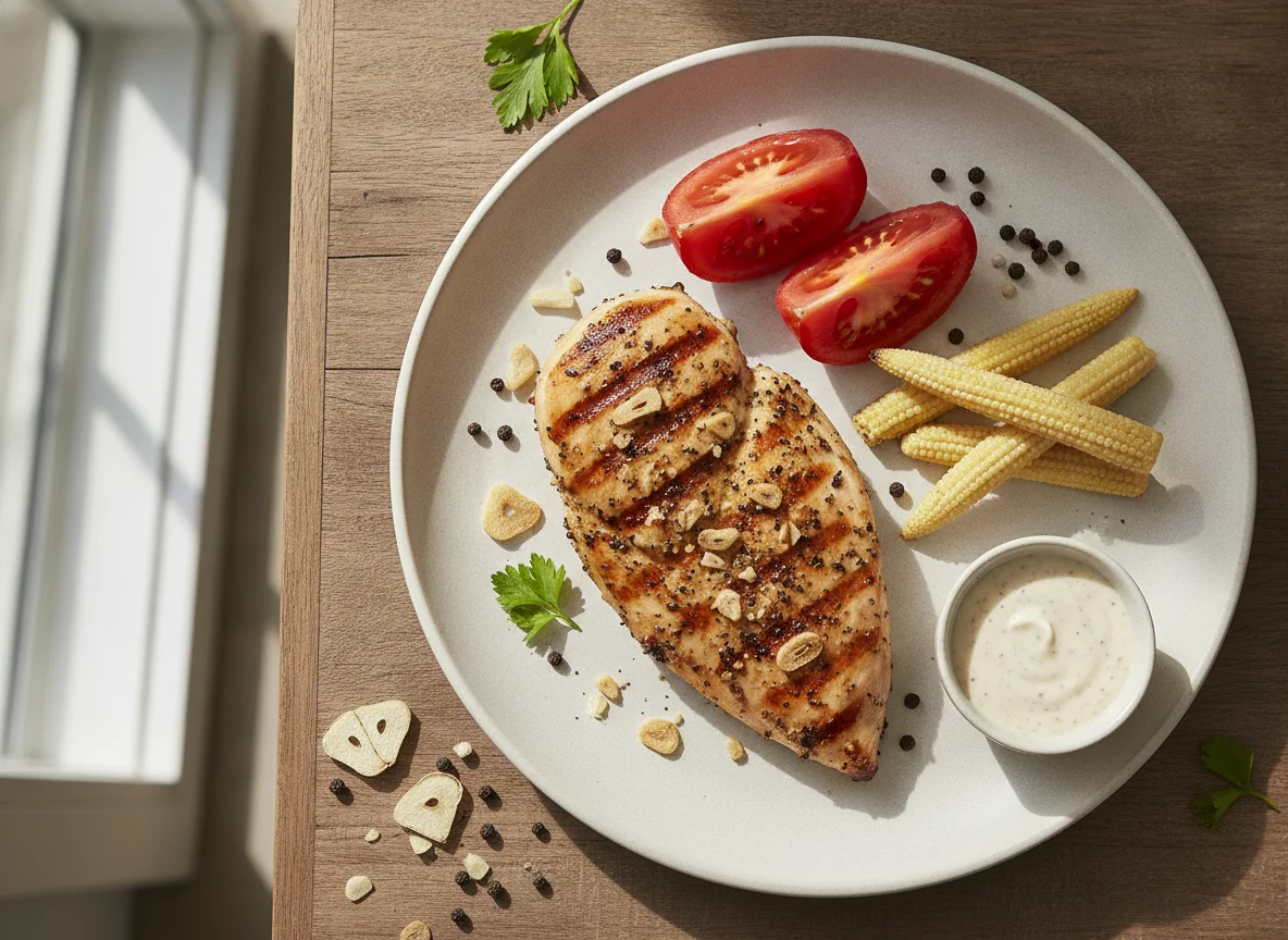 Garlic & Black Pepper Chicken Fillet photo