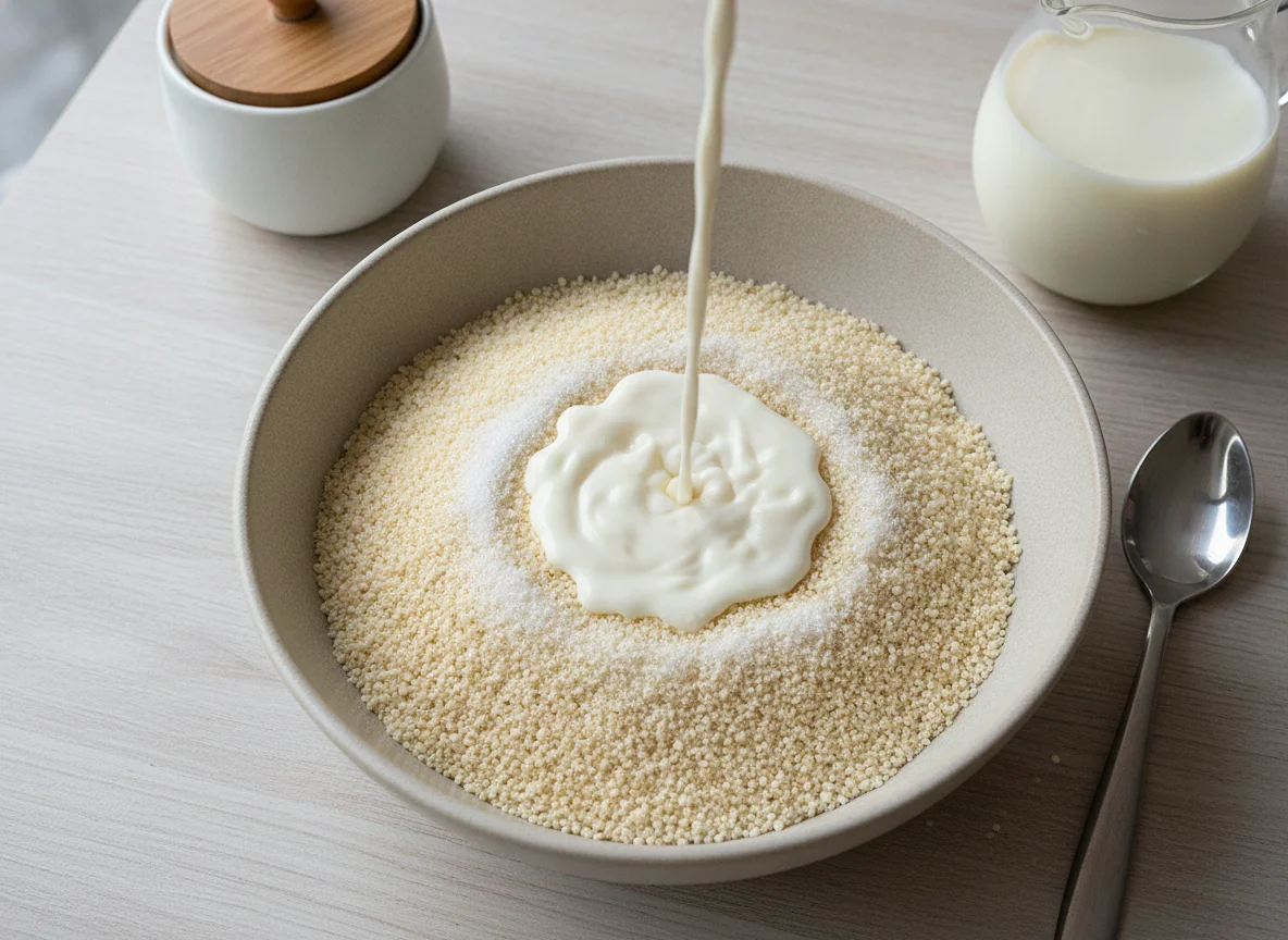 Garri with Milk and Sugar photo