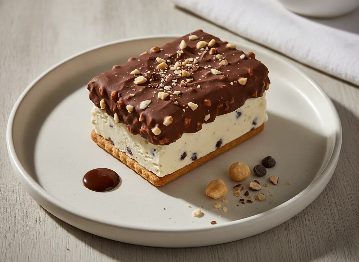 Gelatelli Ice Cream Sandwich with Chocolate Coating photo