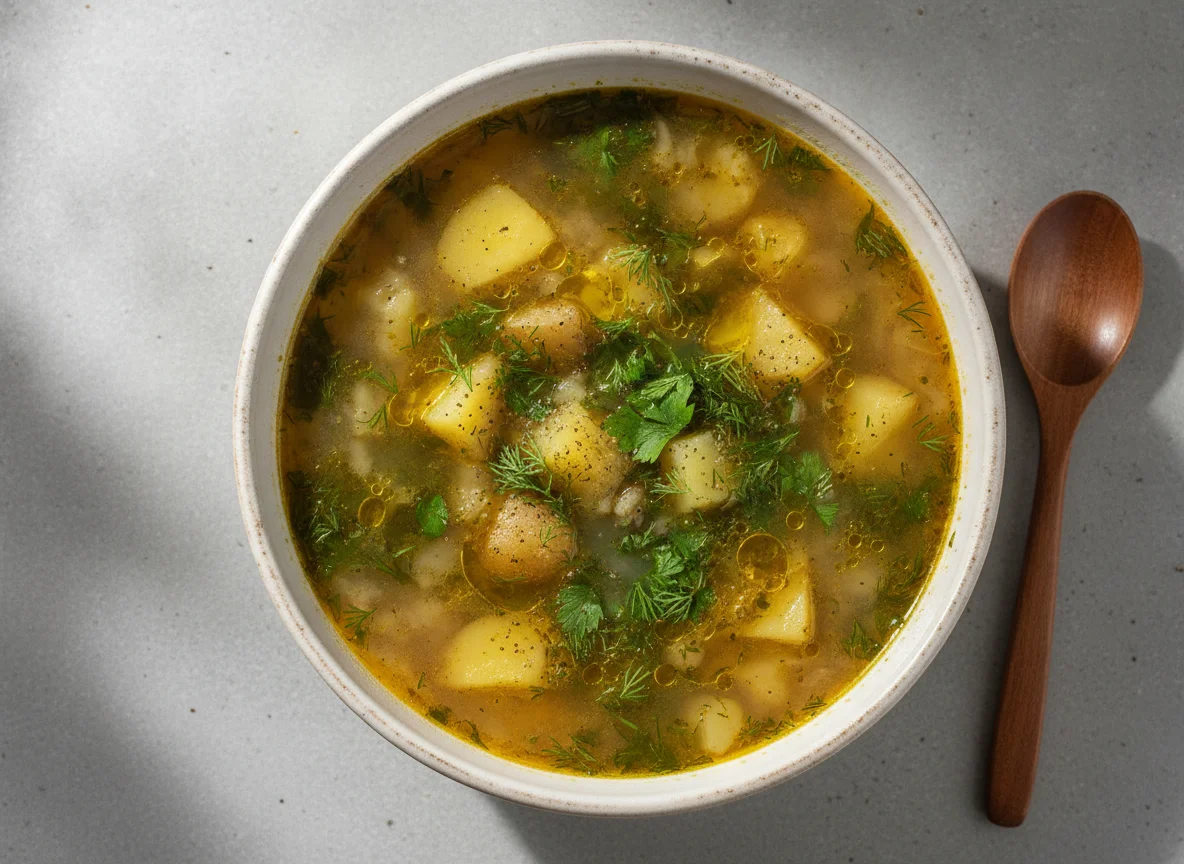 Georgian Potato and Herb Soup photo