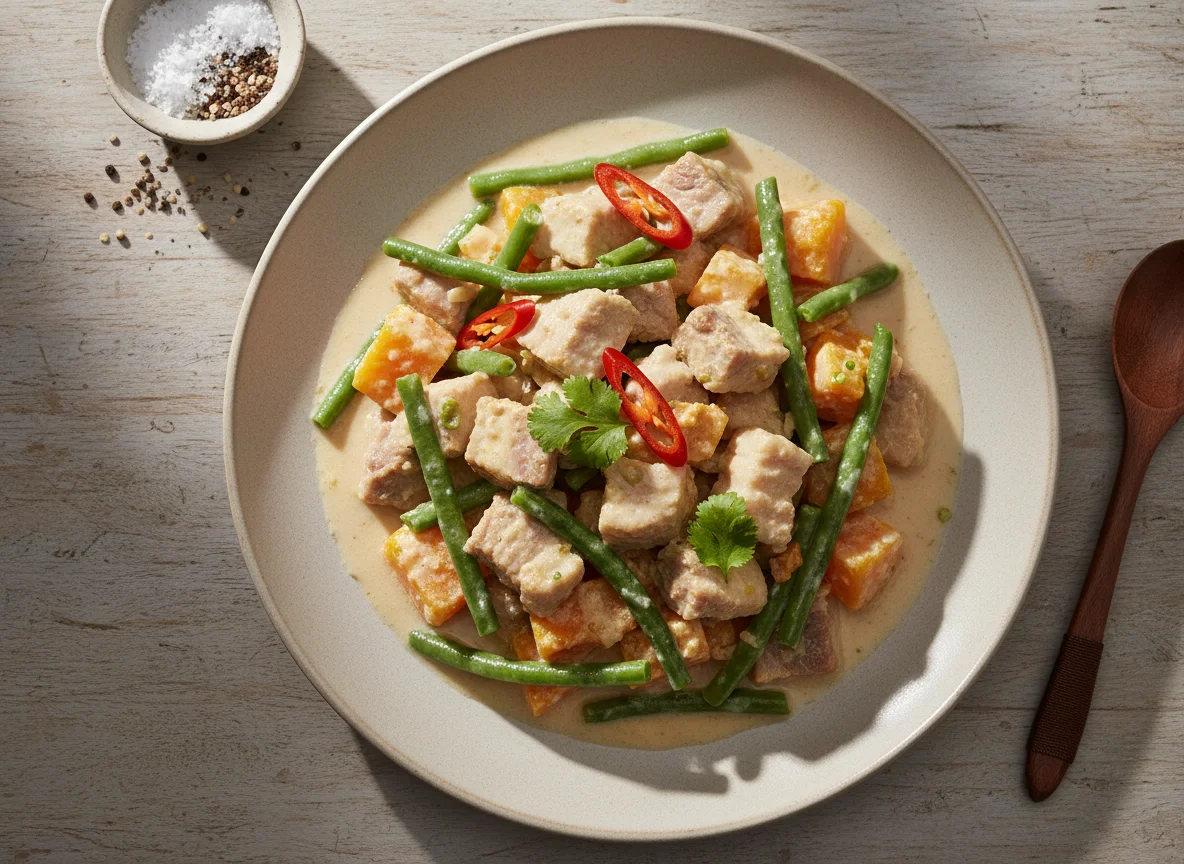 Ginataang Baboy with Kalabasa and Sitaw photo