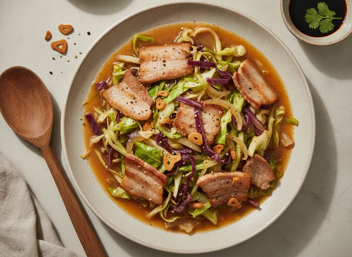 Ginisang Repolyo with Pork photo