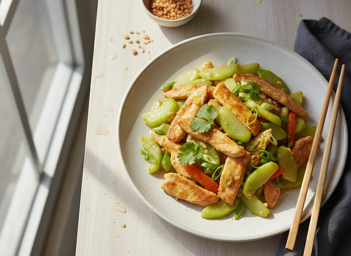 Ginisang Sayote with Chicken photo