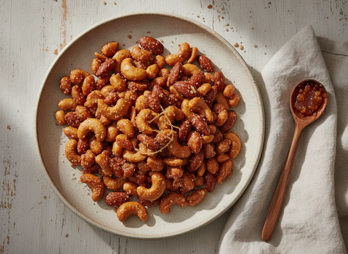 Glazed Mixed Nuts photo