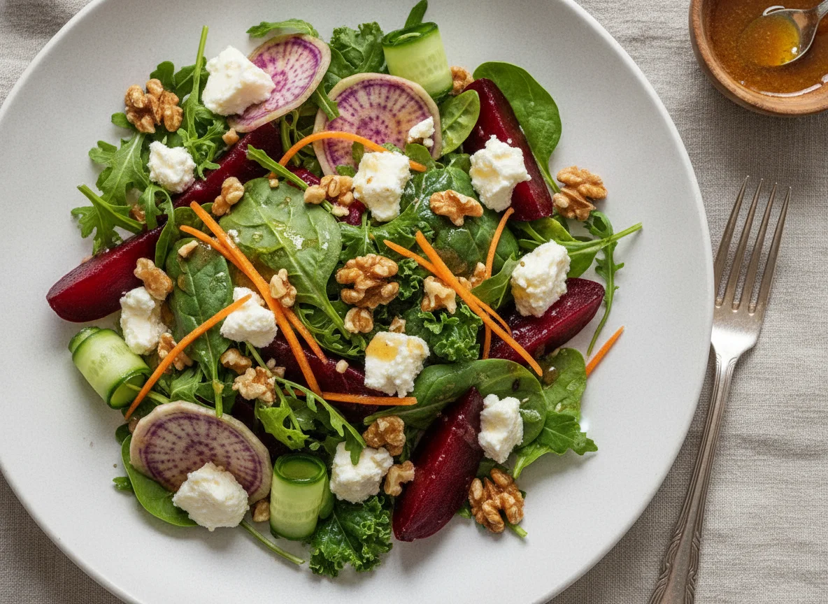 Goats Cheese and Beetroot Salad photo
