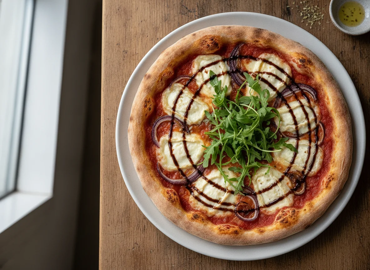 Goat's Cheese & Balsamic Onion Pizza photo