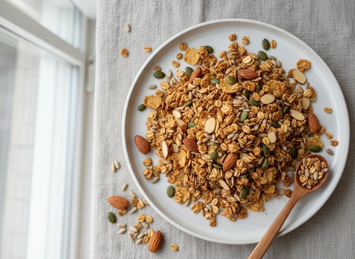 Granola with Nuts and Seeds photo