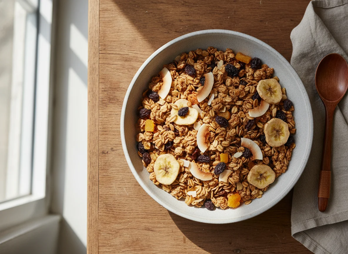 Granola with Raisins and Dried Fruit photo