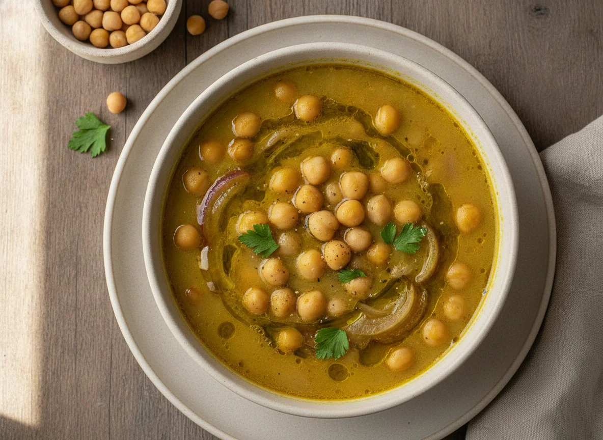 Greek Chickpea Soup (Revithia) photo