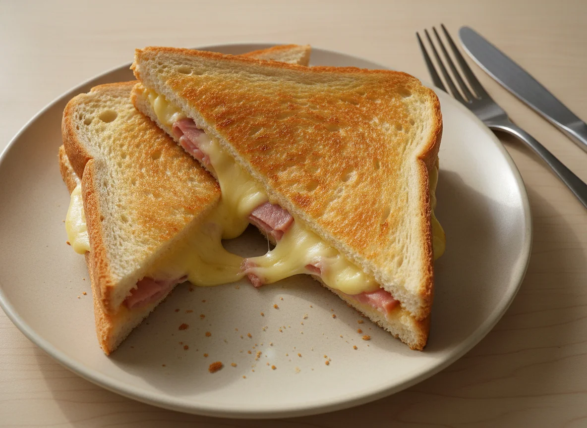 Greek Ham and Cheese Toastie photo