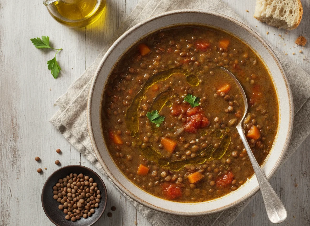 Greek Lentil Soup (Fakes) photo