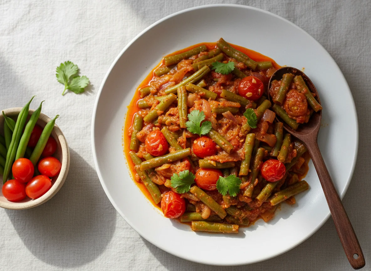 Green Bean and Tomato Curry photo
