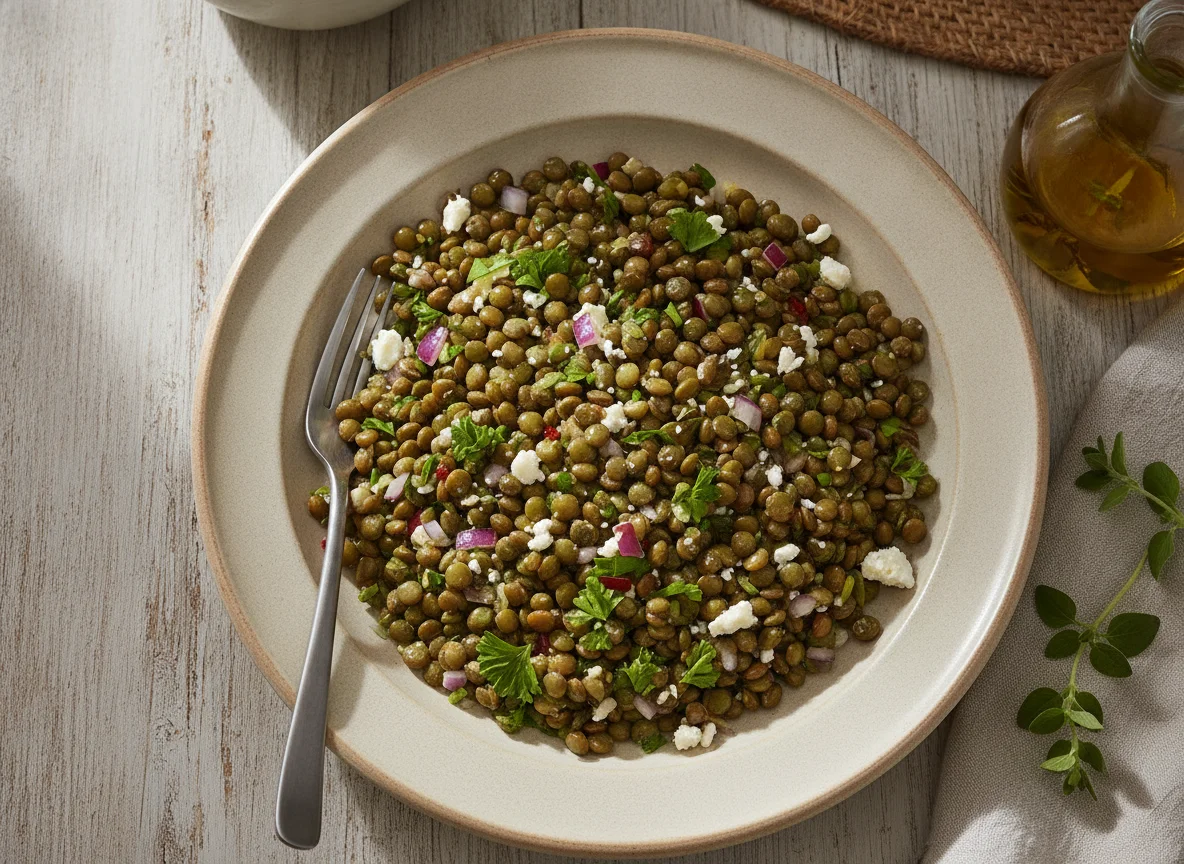 Green Lentil Salad photo